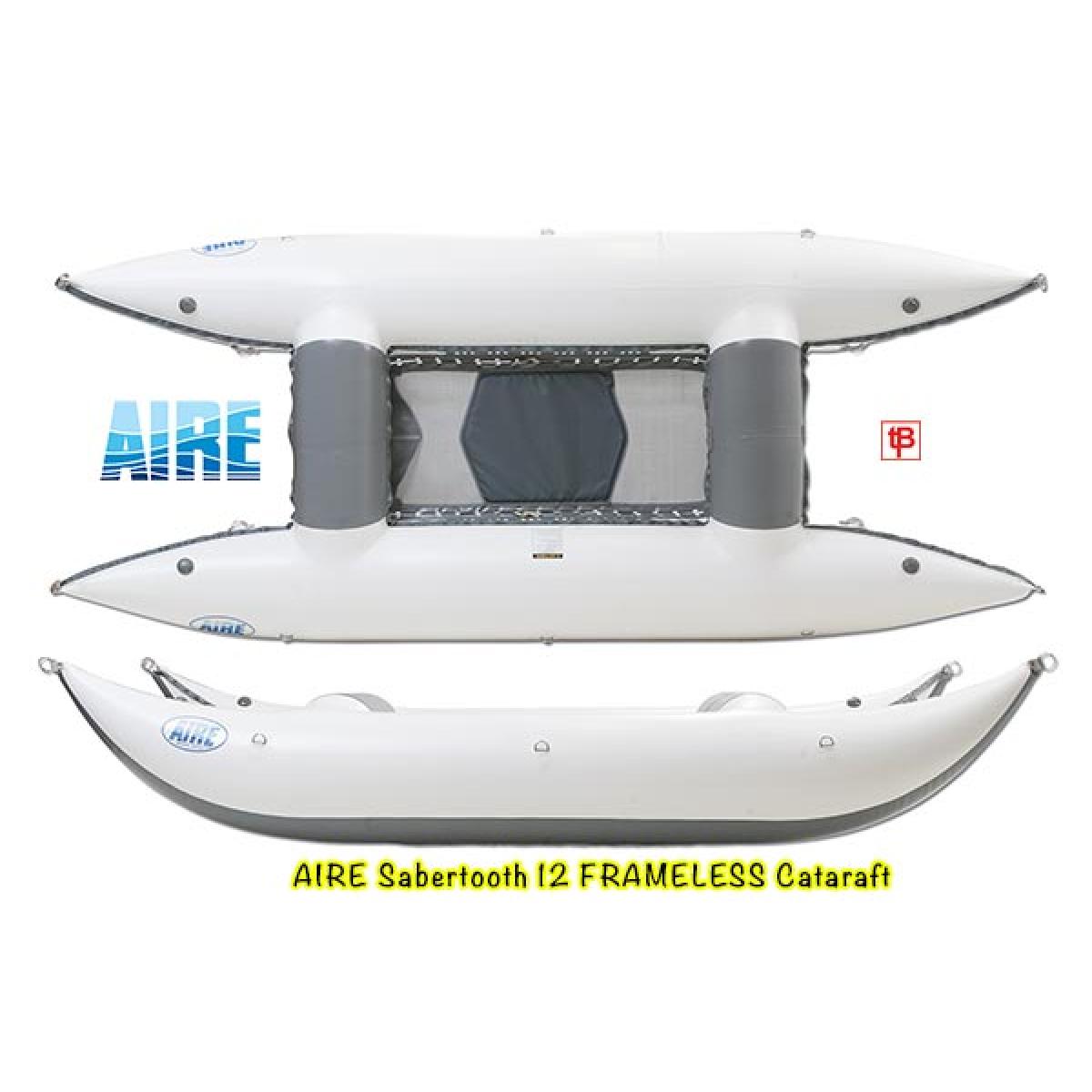 AIRE Sabertooth 12 Frameless Cataraft Full